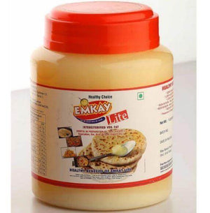 Buy Emkay Lite Interesterified Veg Fat.Ghee 200 Ml - Plant Based, Dairy Free online for the best price of Rs. 140 in India only on Vvegano