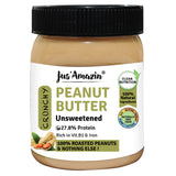 Jus Amazin CRUNCHY  Peanut Butter - Unsweetened (325g)