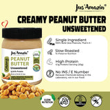 Jus Amazin Creamy  Peanut Butter - Unsweetened (325g)