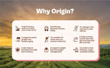Origin Nutrition 100% Vegan Plant Protein Powder Strawberry Flavour with 25g Protein per serving, 830g