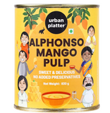 Urban Platter Alphonso Mango Pulp, 830g