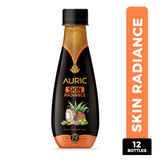 Auric Glow Skin Radiance Drinks| Recommended by celebrities & dermatologist | Natural & Low calorie Ayurvedic drink- 24 Bottles