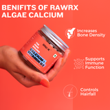 RawRX Vegan Plant Based Calcium Magnesium Zinc Vitamin C and D3 Tablets.