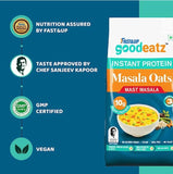 Fast&Up GoodEatz Masala Oats | Mast Masala Flavour | Instant Protein Oats| 400g Pack