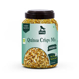 Buy Palfrey Quinoa Crisps Mix Healthy Supersnacks (Masala) 450g online for the best price of Rs. 398 in India only on Vvegano