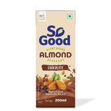 Buy So Good Almond Milk Chocolate 200 Ml online for the best price of Rs. 70 in India only on Vvegano