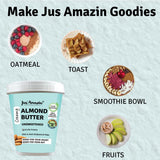 Buy Jus Amazin Creamy Almond Butter Unsweetened 1kg online for the best price of Rs. 1799 in India only on Vvegano