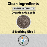 Buy Jus Amazin Organic Chia Seeds 250g online for the best price of Rs. 292 in India only on Vvegano