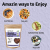 Buy Jus Amazin Organic Roasted Flax Seeds 250g online for the best price of Rs. 134 in India only on Vvegano