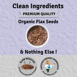 Buy Jus Amazin Organic Roasted Flax Seeds 500g online for the best price of Rs. 247 in India only on Vvegano