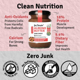 Buy Jus Amazin Creamy Almond Butter Dark Chocolate (125g) | 18% Protein | Clean Nutrition online for the best price of Rs. 315 in India only on Vvegano