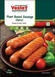 Buy Vezlay Plant Based Spicy Sausage 200 gm online for the best price of Rs. 299 in India only on Vvegano