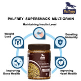 Buy Palfrey Roasted 5 Grain Multigrain Mix Super snacks 300g (Sweet & Sour) online for the best price of Rs. 298 in India only on Vvegano