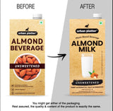 Buy Urban Platter Unsweetened Almond Milk, 1 Litre online for the best price of Rs. 250 in India only on Vvegano