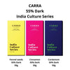 Buy Carra 55% Dark | India Culture Series | Pack of 3 : Fennel seeds, Cinnamon, Cardamom ; 150g online for the best price of Rs. 513 in India only on Vvegano