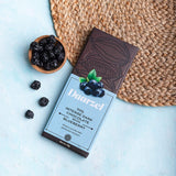 Buy Dark Chocolate With Blueberry | 70%Cacao | Pack of 2 | Gluten Free | High Anti - Oxidants | Vegan online for the best price of Rs. 365 in India only on Vvegano
