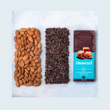 Buy Dark Chocolate | 45% Cocoa with Caramelised Almonds with Sea Salt | Vegan | Gluten Free | Pack of 2 online for the best price of Rs. 325 in India only on Vvegano