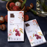 Buy Toska Lychee & Rose Dark Chocolate 70g online for the best price of Rs. 300 in India only on Vvegano