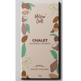 Buy Chalet Almond Crunch - 40% Oatmilk Chocolate | Pack of 3 | 50 g each bar online for the best price of Rs. 897 in India only on Vvegano