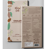 Buy Chalet Almond Crunch - 40% Oatmilk Chocolate | Pack of 3 | 50 g each bar online for the best price of Rs. 897 in India only on Vvegano