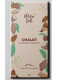 Buy Chalet Combo: Velvety + Almond Crunch | 40% Oatmilk Chocolate | Pack of 2 online for the best price of Rs. 478 in India only on Vvegano
