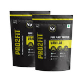 Buy PRO2FIT Vegan Plant protein powder with Pea protein Brown Rice and Mungbean ProteinVANILLA 1 Kg online for the best price of Rs. 2293 in India only on Vvegano