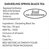 Buy Darjeeling Spring Black Tea - 50 gm online for the best price of Rs. 450 in India only on Vvegano