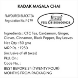 Buy Kadak Masala Chai - Champagne Gold Gift Caddy, 100 gm | 40 cups online for the best price of Rs. 250 in India only on Vvegano