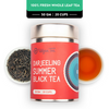 Buy Darjeeling Summer Black Tea - Champagne Gold Gift Caddy, 50 gm | 20 cups online for the best price of Rs. 450 in India only on Vvegano