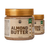 Buy Peepal Farm Almond Butter - Handmade, Unsweetened, 100% Roasted Almonds - Pack of 2 (150gm each) online for the best price of Rs. 440 in India only on Vvegano