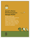 Buy Aazol - Home Orchard-Grown Mango Pickle online for the best price of Rs. 365 in India only on Vvegano