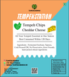 Buy Tempeh Chennai-High Protein Soyabean Tempeh Chips-Cheddar Cheese-120g online for the best price of Rs. 285 in India only on Vvegano