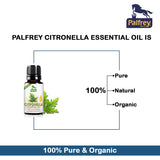 Buy Palfrey Nature Citronella Essential Oil for Hair & Skin Care, Mosquito Repellent - 15ml online for the best price of Rs. 199 in India only on Vvegano