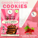 Buy AG Taste Vegan & Gluten Free Chocolate Cranberry Almond Protein Cookies (150 g) online for the best price of Rs. 250 in India only on Vvegano