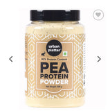 Buy Urban Platter Pea Protein Concentrate Powder-Vegan-Unflavoured-Unsweetened-500gm online for the best price of Rs. 650 in India only on Vvegano