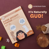 Buy Conscious Food For Kids Super Jaggery Powder | 200g | 100% Natural online for the best price of Rs. 95 in India only on Vvegano