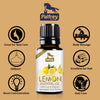 Buy Palfrey Pure Lemon Essential Oil For Face, Hair Dandruff & Skin Pigmentation & Lightening 15ml online for the best price of Rs. 199 in India only on Vvegano