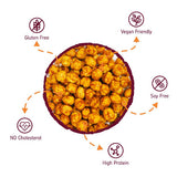 Buy EAT Anytime Mindful Spicy & Crispy Chick Peas Smoke BBQ, Vegan, Gluten Free, 1600g online for the best price of Rs. 650 in India only on Vvegano