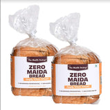 Buy The Health Factory Zero Maida Bread - Simply Whole Wheat Bread 250g - Vegan - Pack of 2 online for the best price of Rs. 120 in India only on Vvegano