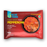 Buy Blue Tribe Plant Based Pork Pepperoni 125 gms online for the best price of Rs. 325 in India only on Vvegano