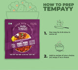 Buy Hello Tempayy Spicy Peri Peri Soyabean Tempeh Cubes 200gm online for the best price of Rs. 165 in India only on Vvegano