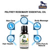 Buy Palfrey Natural Rosemary Essential Oils for Hair Growth- 15 ml| 100% Pure & Natural for Hair online for the best price of Rs. 199 in India only on Vvegano