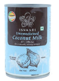 Buy Isvaari Unsweetened Coconut Milk 400gm online for the best price of Rs. 165 in India only on Vvegano